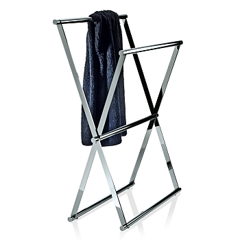 Фото Стойка Decor Walther Cross 0507200 с полотенцедержателями 70x35x95 см, хром