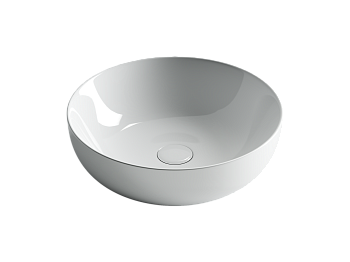 Фото Раковина Ceramicanova Element CN5024 накладная 42 × 42 × 13 см, белый глянцевый