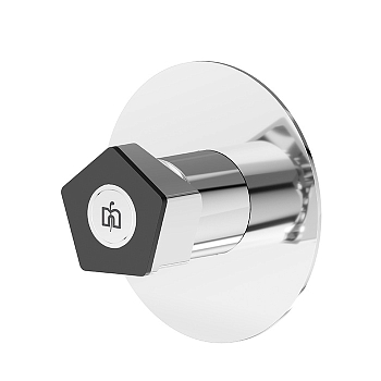 Фото Смеситель Newform ParkLE 69775E.05.093 для душа, хром / черный матовый