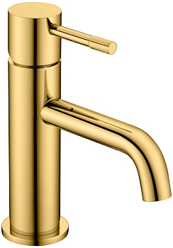 Фото Смеситель для раковины Boheme Uno 461-G золото глянец