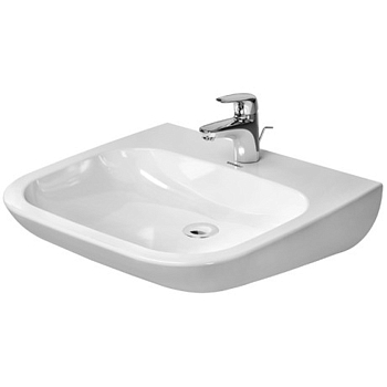 Фото Раковина Duravit D-Code 23136000002 подвесная 60 см, цвет белый