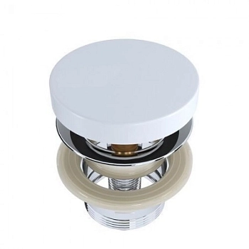 Фото Донный клапан Salini D504 16232WM цвет белый матовый