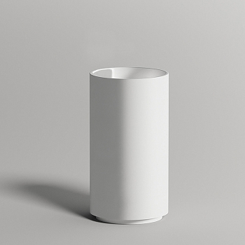 Фото Раковина Salini Armonia 130124M/слив в пол напольная 47 см, цвет белый матовый