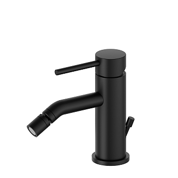 Фото Смеситель Newform XT 4223.01.093 для биде с донным клапаном, черный матовый