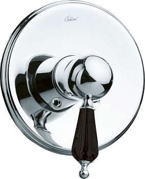 Фото Смеситель для душа Boheme Tradizionale Nero 245 хром