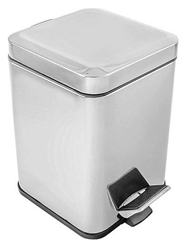 Фото Мусорное ведро Colombo Black&White B9210.IL 3 литра хром / черный
