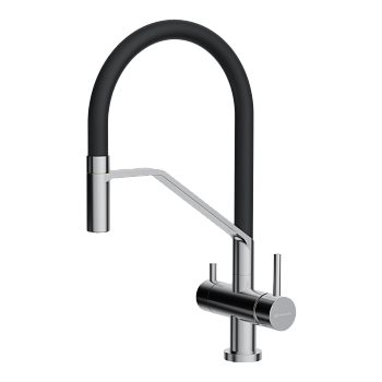 Фото Смеситель для кухни Omoikiri Akeno-BN-BL 4994544 нержавеющая сталь