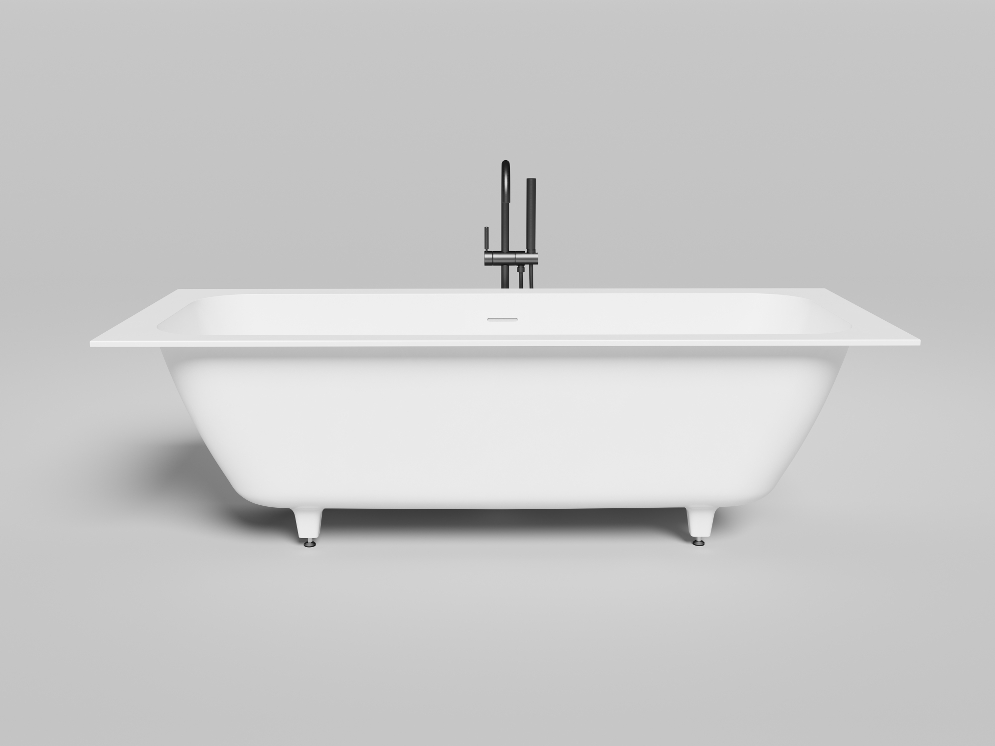 Фото Ванна Salini Orlanda Axis Kit 190x80 103321MF встраиваемая из литьевого мрамора, покраска по RAL матовая