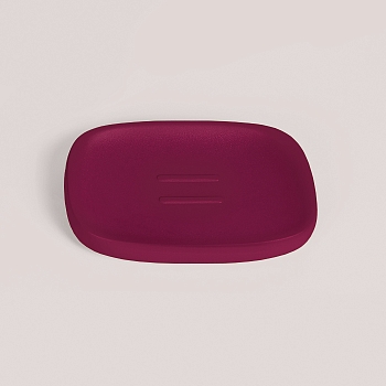 Фото Мыльница Colombo Mood B30400C10 настольная Claret Violet, фиолетовый матовый