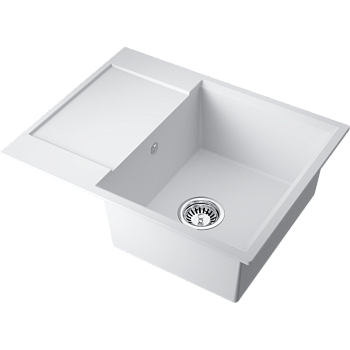 Фото Кухонная мойка Omoikiri Daisen 65T-WH 4993514 белый