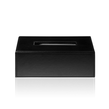 Фото Диспенсер для салфеток Decor Walther Corner 0839960 настольный, имитация кожи цвет: черный