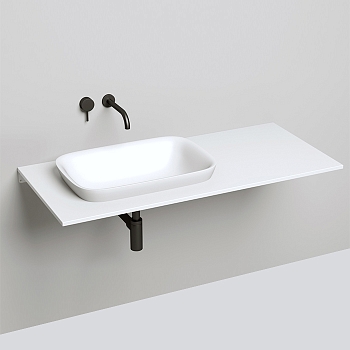 Фото Раковина Salini Marea 1802202M накладная 60 см, цвет белый матовый