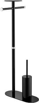 Фото Стойка Boheme 10953-B-CR черный/хром