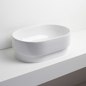 Фото Раковина Simas Po-mo PO02bi встраиваемая 56 см, цвет белый