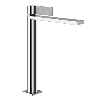 Фото Смеситель для раковины Gessi Inverso Diamantato 73653#031 с донным клапаном, хром