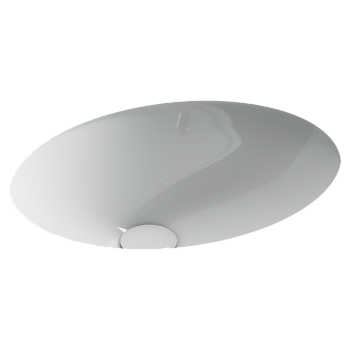 Фото Раковина Ceramicanova Era CN15005 встраиваемая под столешницу 46,5 × 38 × 19 см, белый глянцевый