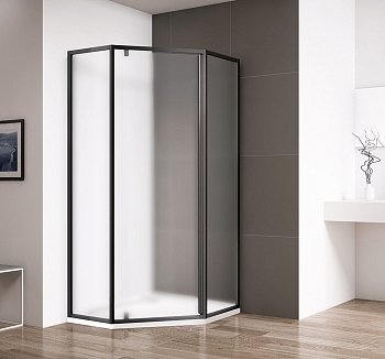 Фото Душевой уголок CEZARES ECO-O-P-1-90-P-NERO