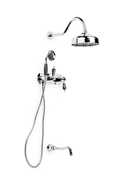 Фото Смеситель для ванны Boheme Tradizionale 268-BSW хром