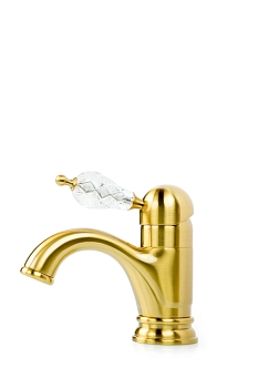 Фото Смеситель для раковины Boheme Crystal 301-CRST бронза