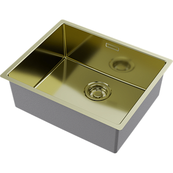 Фото Кухонная мойка Omoikiri Tadzava 54-U/I Ultra-LG 4993266 светлое золото