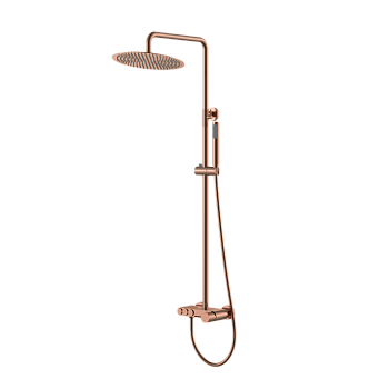 Фото Душевая стойка Boheme Stick 128-CB медь браш