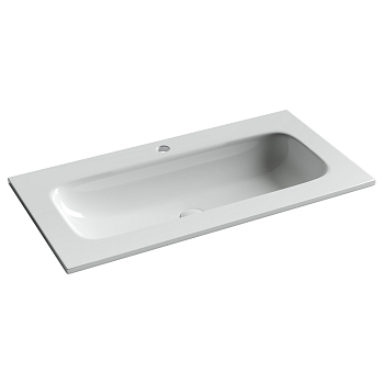 Фото Раковина Ceramicanova Grace CN7019 мебельная 91 × 45,7 × 13,7 см, белый глянцевый