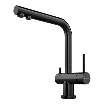Фото Смеситель для кухни Omoikiri Nagano-GM 4994179 вороненая сталь