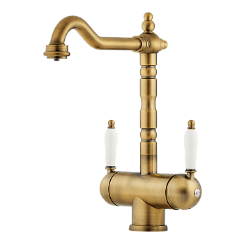 Фото Смеситель для кухни Omoikiri Amagasaki-AB-022 4994292 античная латунь