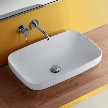 Фото Раковина Kerasan Tribeca 514330 накладная 60 см, цвет белый матовый