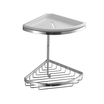 Фото Полка Colombo Angolari B9601.CR-CBL подвесная хром глянец