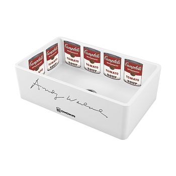 Фото Кухонная мойка Omoikiri Mikura 76-Warhol- 4993025 белый