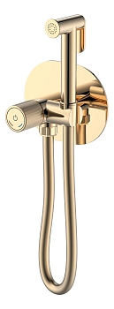 Фото Гигиенический душ Boheme Tech 157-G со смесителем золото