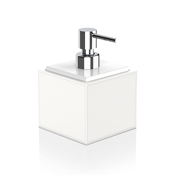 Фото Дозатор Decor Walther Brownie 0937150 настольный, белый/хром