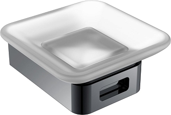 Фото Мыльница Boheme Q 10943-SGM подвесная Shine Gun Metal