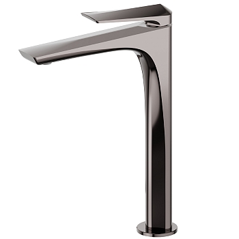 Фото Смеситель Newform Delta Zero 72215.58.063 для раковины, оружейная сталь глянец PVD