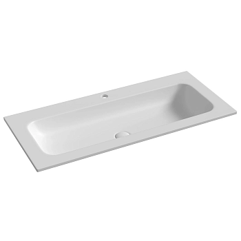 Фото Раковина Ceramicanova Grace CN7013MW мебельная 101 × 45,7 × 13,7 см, белый матовый