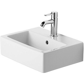 Фото Раковина Duravit Vero 0704450000 подвесная 45 см, цвет белый