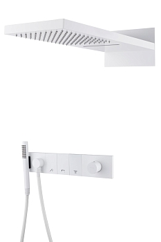 Фото Душевая система Boheme Zodiac 132-MW белый матовый