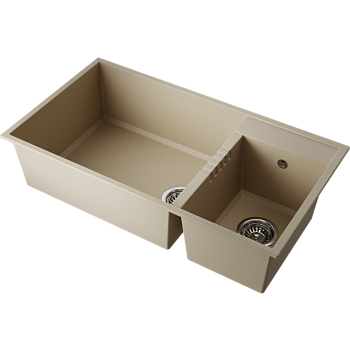 Фото Кухонная мойка Omoikiri Tedori 85-2-U-SA 4993942 бежевый