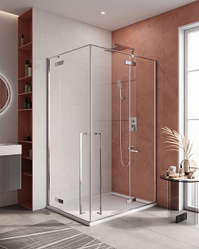Фото Душевой уголок Cezares LINER-AH-2-120/90-C-Cr-R
