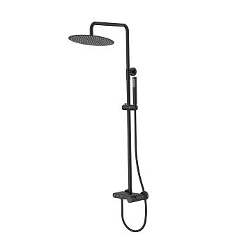 Фото Душевая стойка Boheme Stick 128-BB.4 черный матовый