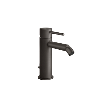 Фото Смеситель для биде Gessi 316 54007#707 с донным клапаном, черный хром браш pvd