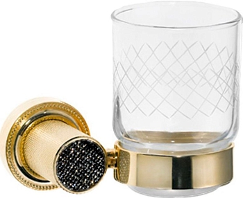 Фото Стакан Boheme Royal Cristal 10924-G-B подвесной золото