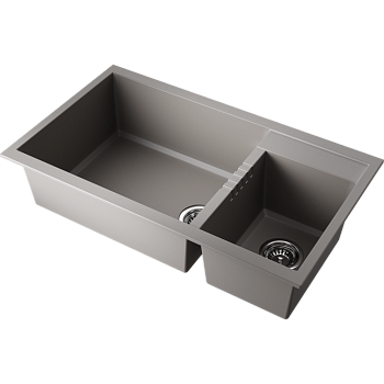 Фото Кухонная мойка Omoikiri Tedori 86-2-LB-GR 4993573 leningrad grey