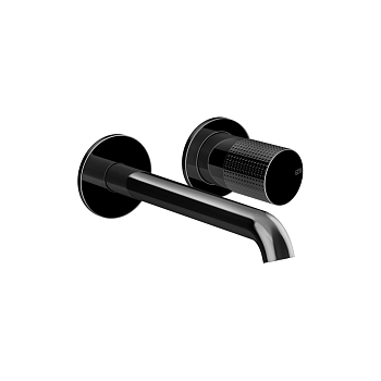 Фото Смеситель для раковины Gessi Habito 70488#706, черный хром глянец pvd