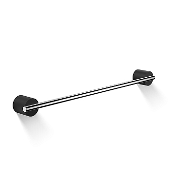 Фото Полотенцедержатель Decor Walther Stone 0975164 подвесной 45 см хром/черный матовый