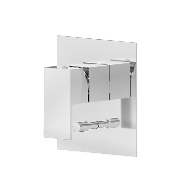 Фото Смеситель Newform Ergo Q 66470E.21.018 для душа с переключателем на 2 потока, хром глянец