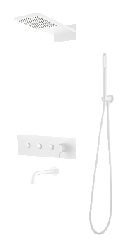 Фото Душевая система Boheme Fusion 130-2-MW белый матовый