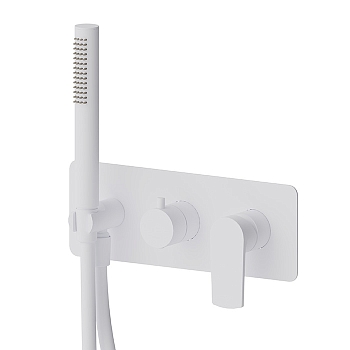 Фото Смеситель Newform Haka 72069E.01.014 для душа , белый матовый