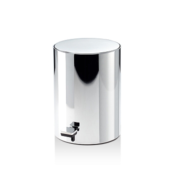 Фото Ведро Decor Walther Bar 0613600 с крышкой softclose напольное 6 л, хром